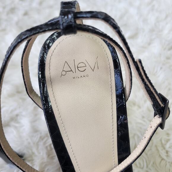 Alevi Milano Caterina Leather Stilletto Pumps Heels 38.5/8.5 - Picture 10 of 13